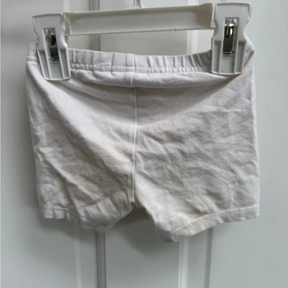 Jumping Beans 2T White Girls Soft Shorts